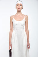 Maxi poplin dress