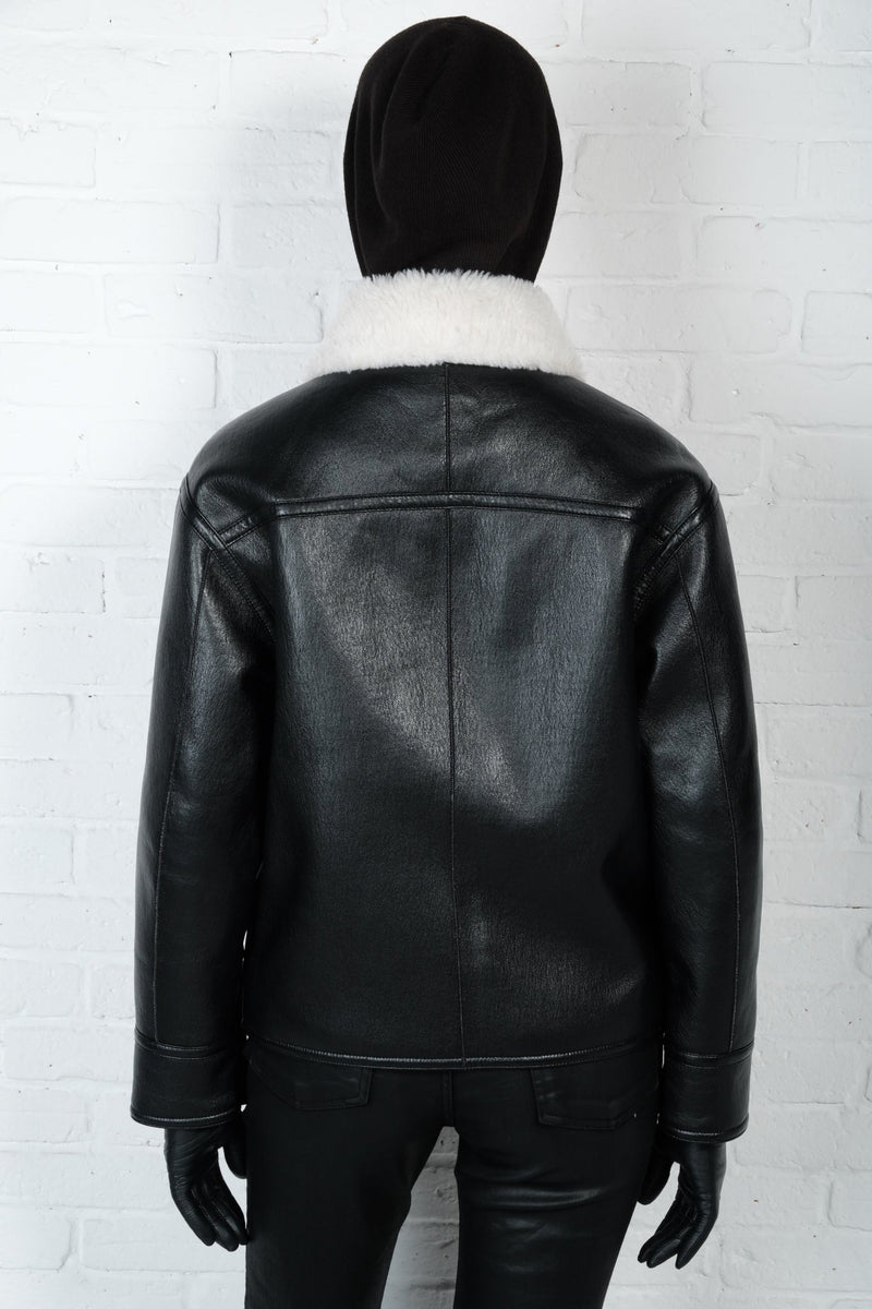 Aviator Leather Jacket - AFTERHOURS