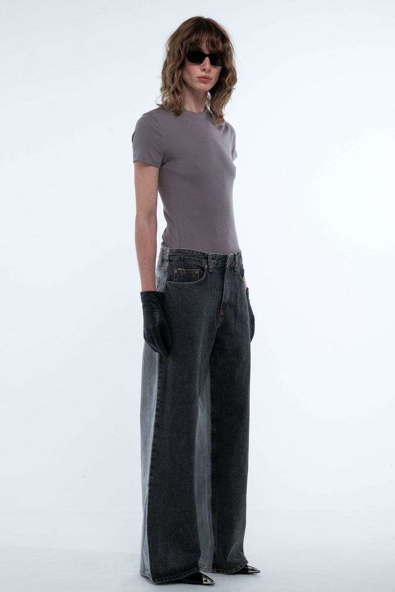 Bi-Color Jeans - AFTERHOURS