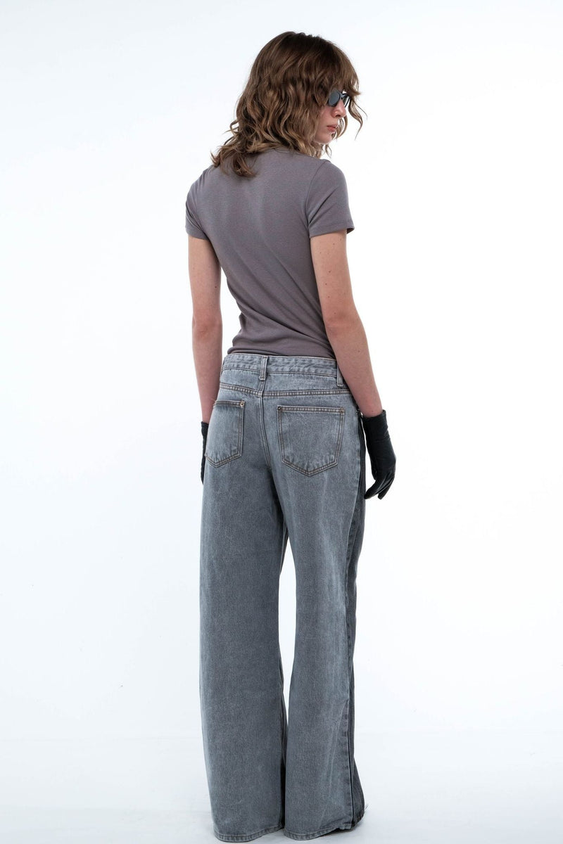 Bi-Color Jeans - AFTERHOURS