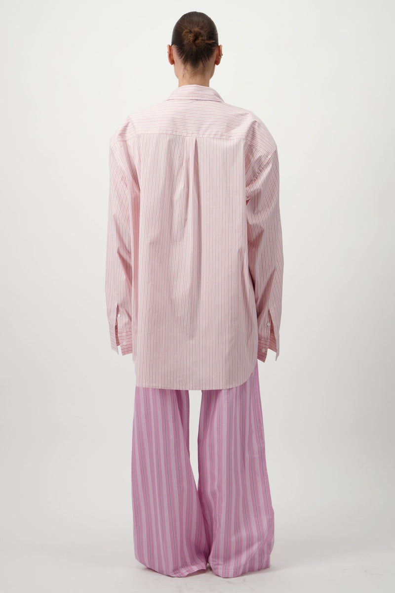 Boyfriend Striped Shirt - AFTERHOURS