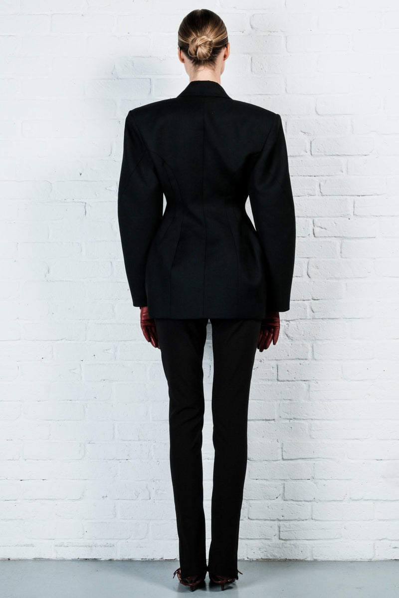 Contour Wool Blazer Dress - AFTERHOURS