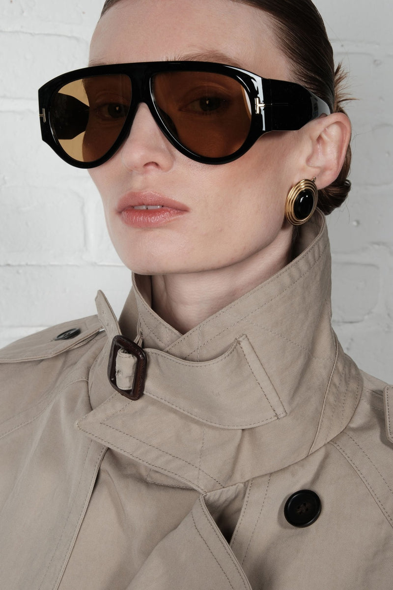 Cropped Trench Coat - AFTERHOURS