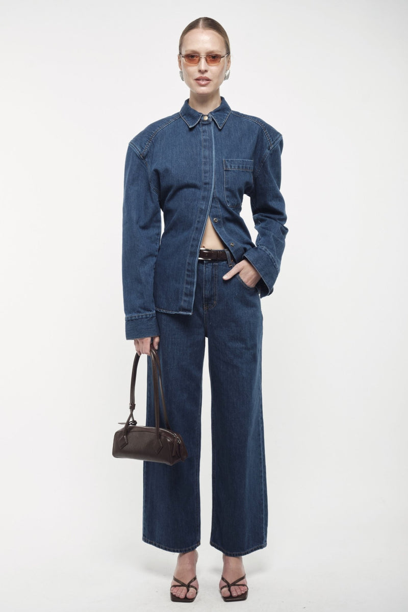Denim Flare Jeans - AFTERHOURS