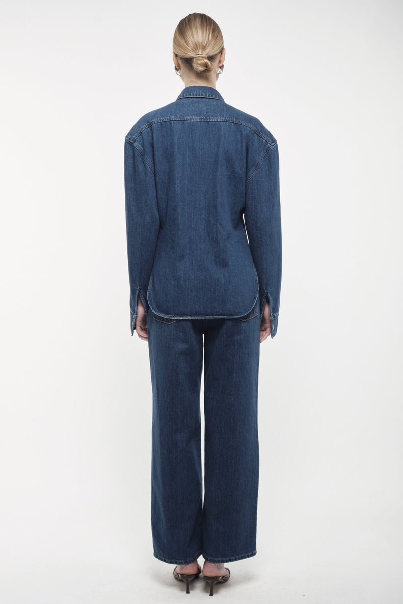 Denim Flare Jeans - AFTERHOURS