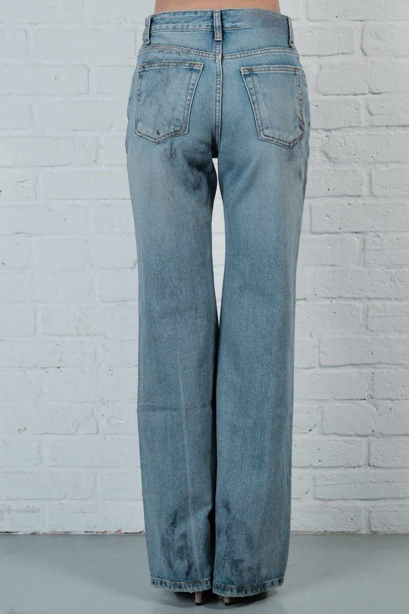 Dirty Wash Flare Denim - AFTERHOURS