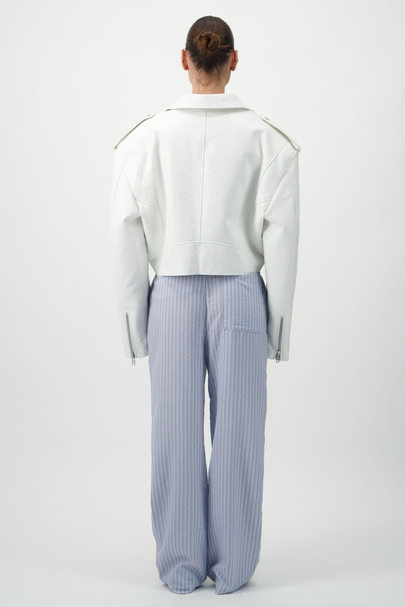 Drawstring Cotton Trousers - AFTERHOURS