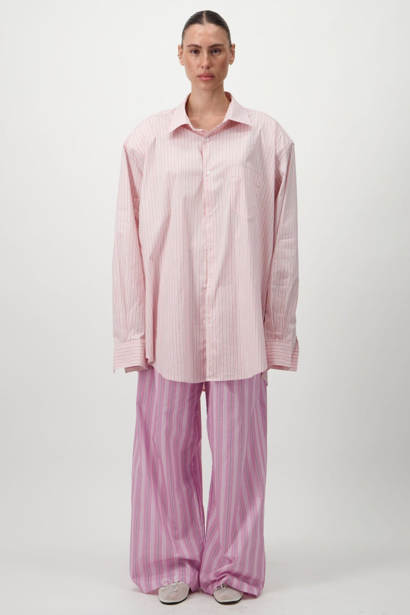 Drawstring Cotton Trousers - AFTERHOURS
