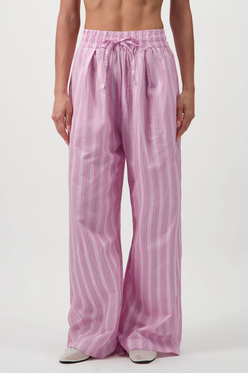 Drawstring Cotton Trousers - AFTERHOURS