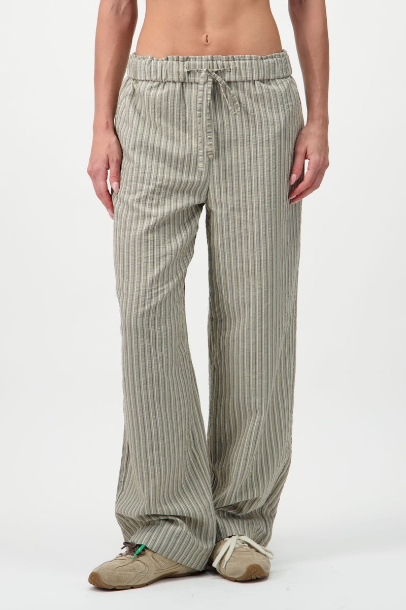 Drawstring Cotton Trousers - AFTERHOURS