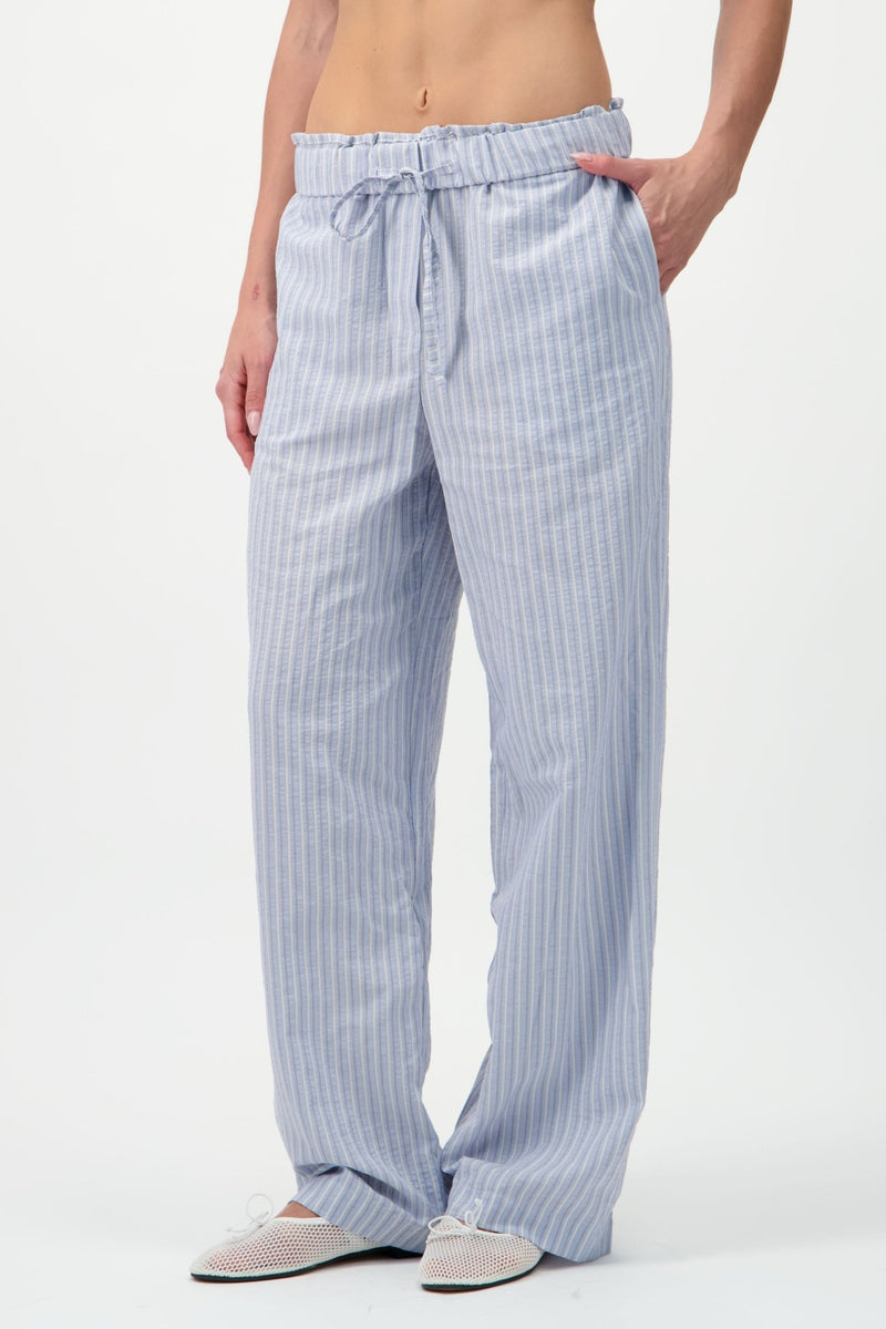 Drawstring Cotton Trousers - AFTERHOURS