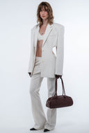 Cut-Out Blazer - White