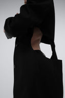 Cut-Out Blazer - Black