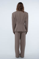 Pleated suit trousers