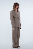 Sculpted suit blazer