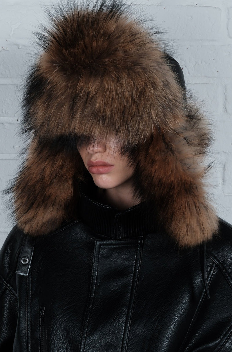 Fox Fur Trapper Hat - AFTERHOURS