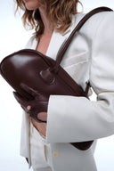 Faux Leather Shoulder Bag