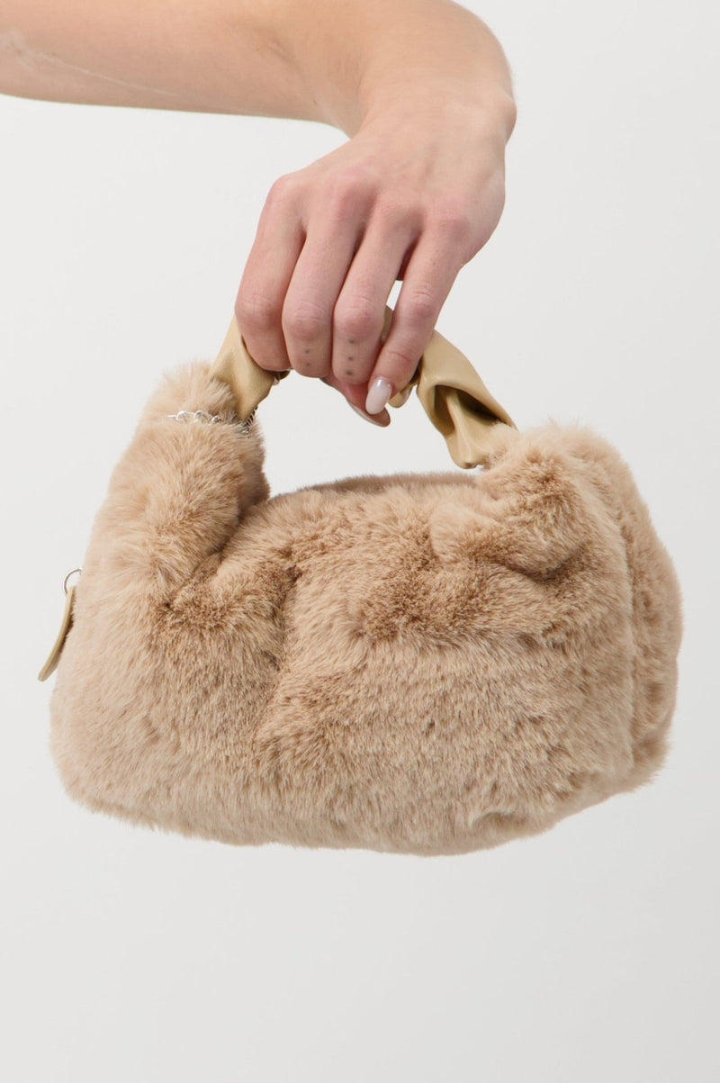 Handle Fur Bag - AFTERHOURS