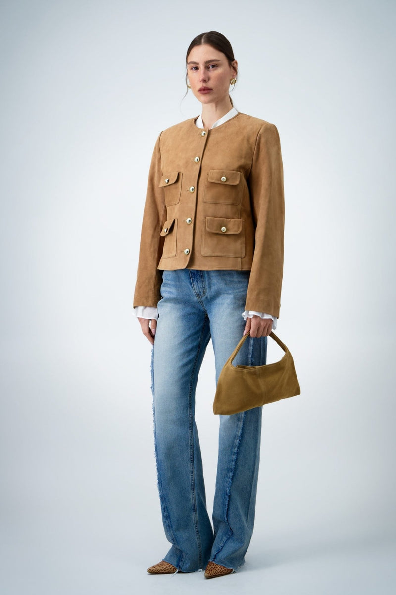 Handle Leather Bag - AFTERHOURS