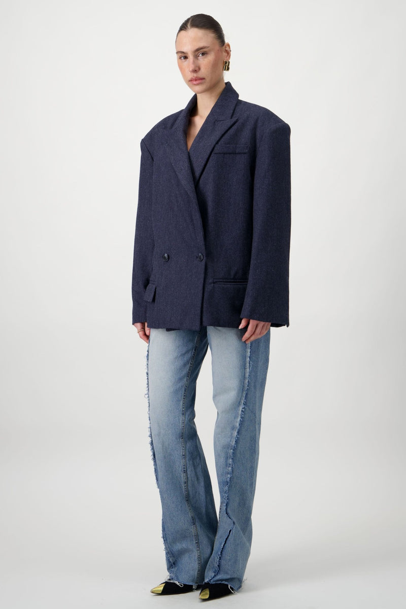 Herringbone Blazer - AFTERHOURS