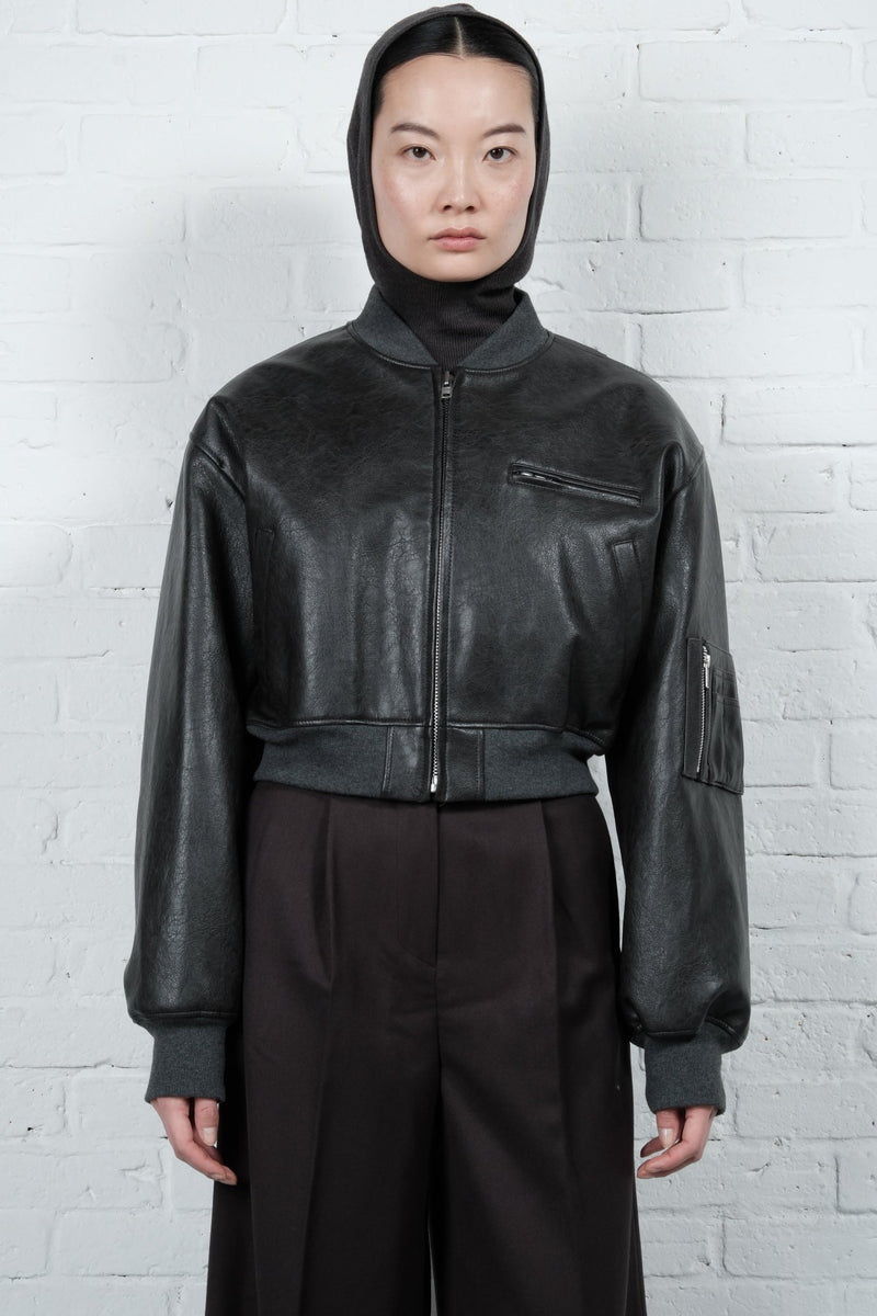 Hooded Ribbed Top - AFTERHOURS