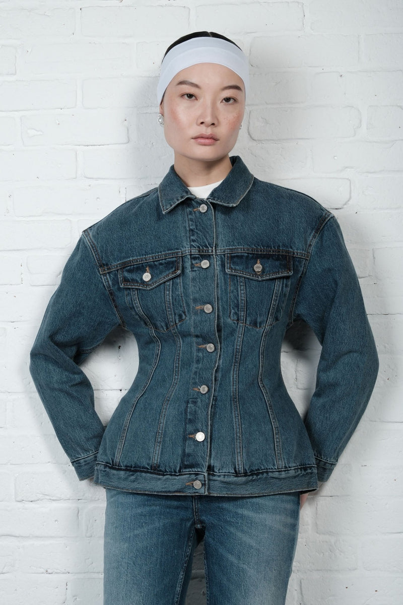 Hourglass Denim Jacket - AFTERHOURS
