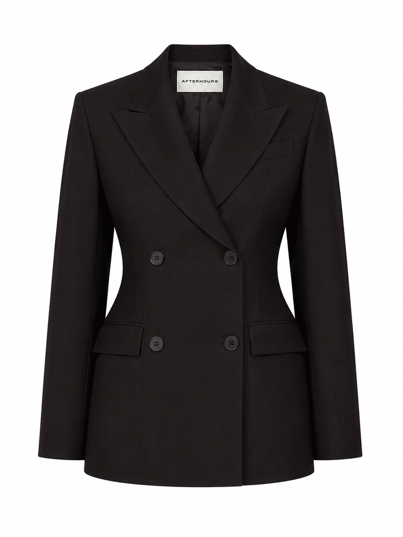 Hourglass Double-Breasted Blazer - AFTERHOURS