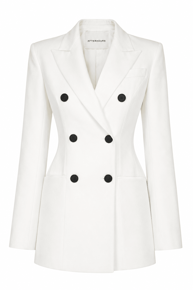 Hourglass Double-Breasted Blazer - AFTERHOURS