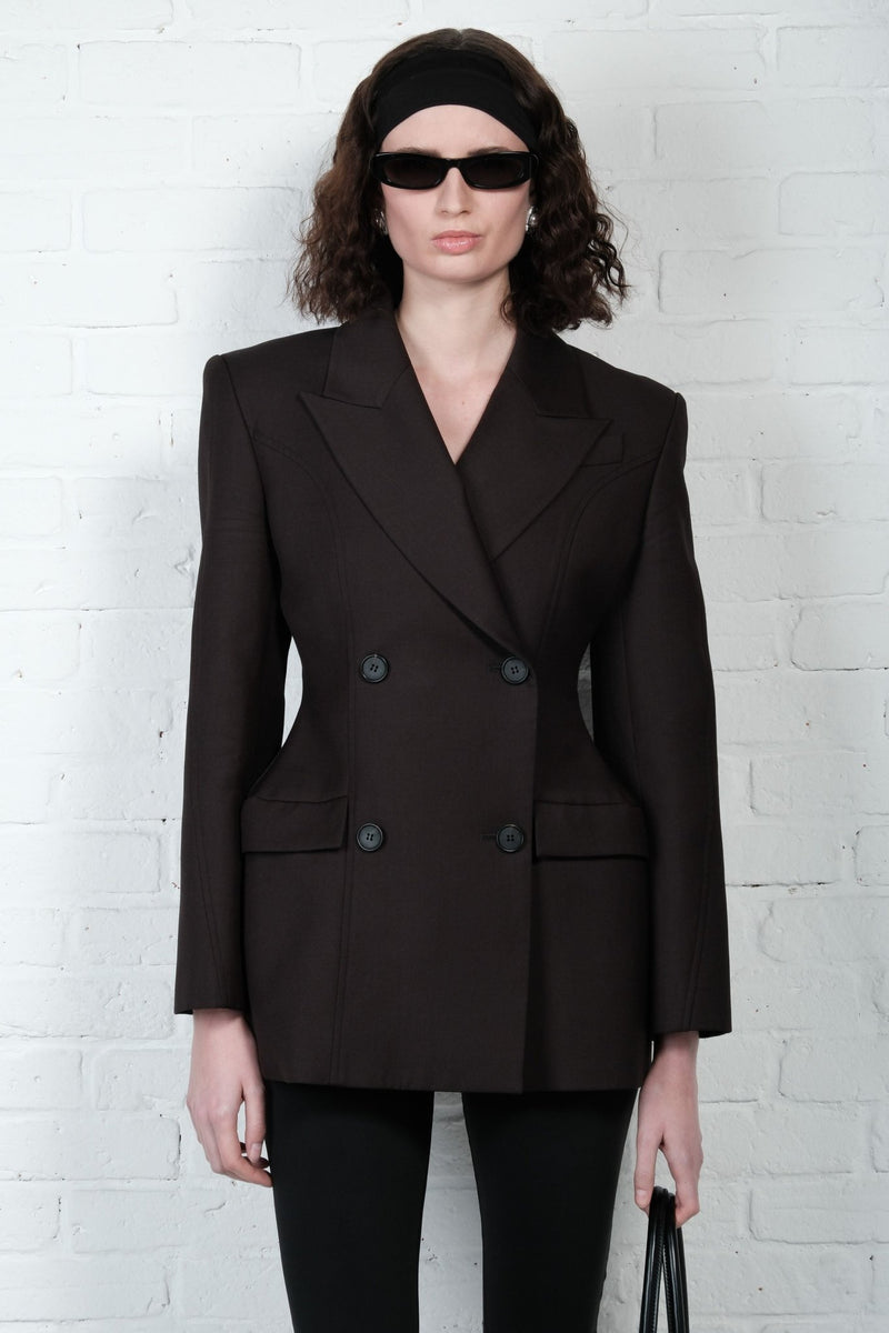 Hourglass Double-Breasted Blazer - AFTERHOURS