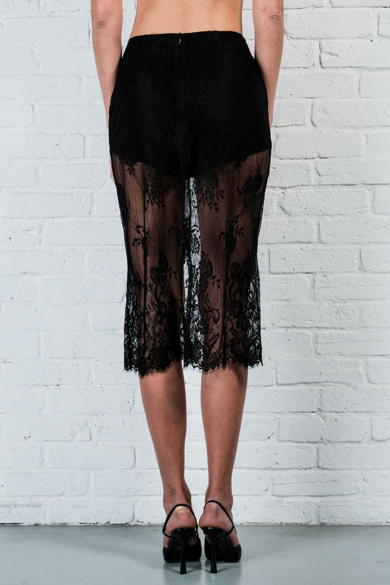 Lace Midi Skirt - AFTERHOURS