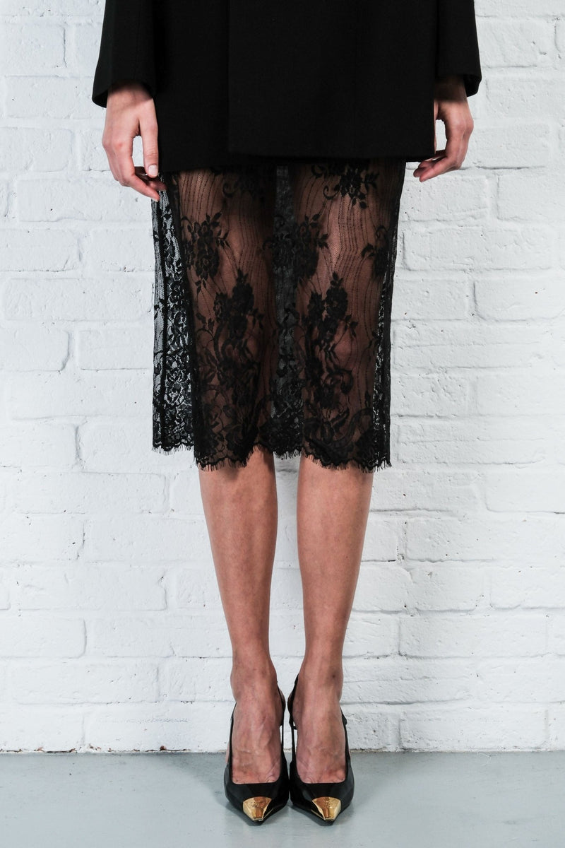Lace Midi Skirt - AFTERHOURS