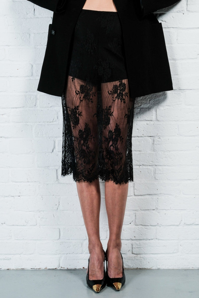 Lace Midi Skirt - AFTERHOURS