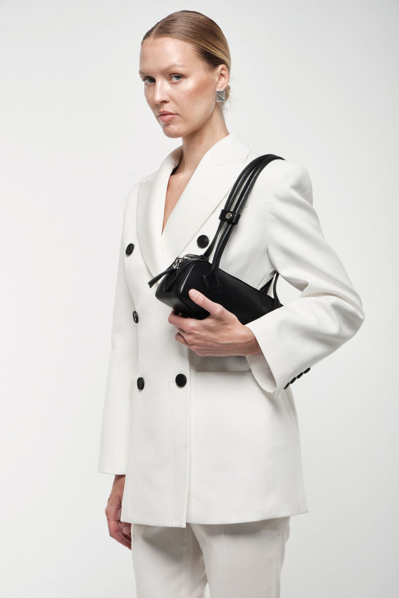 Leather Shoulder Bag - AFTERHOURS