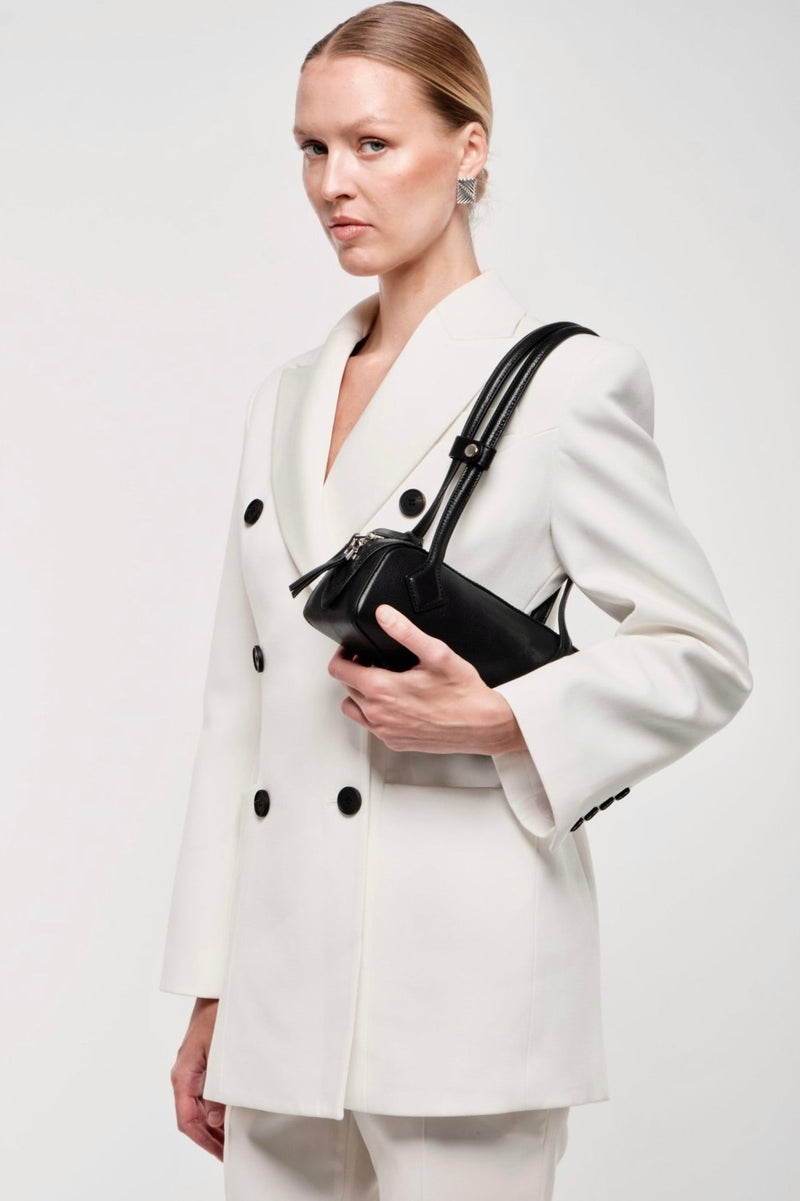 Leather Shoulder Bag - AFTERHOURS
