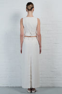 Tailored Linen Pencil Skirt
