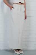 Tailored Linen Pencil Skirt