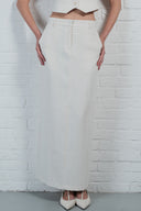 Tailored Linen Pencil Skirt
