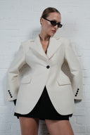 Hourglass Tailored Blazer - Ivory