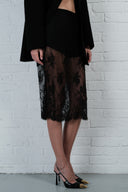 Lace Midi Skirt