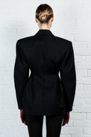 Contour Wool Blazer Dress