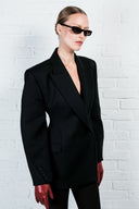Contour Wool Blazer Dress
