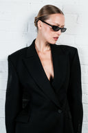 Contour Wool Blazer Dress