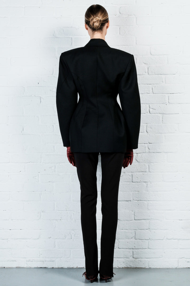 Contour Wool Blazer Dress – AFTERHOURS