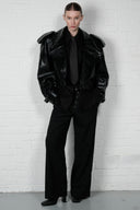 Adjustable Padded Shirt - Black