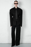 Adjustable Padded Shirt - Black