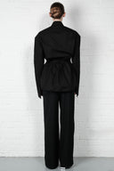 Adjustable Padded Shirt - Black