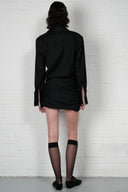Pinstripe Shirt Dress