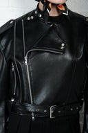 Vegan Leather Biker Jacket