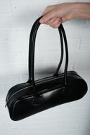 Faux Leather Bag - Black
