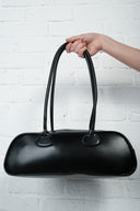 Faux Leather Bag - Black